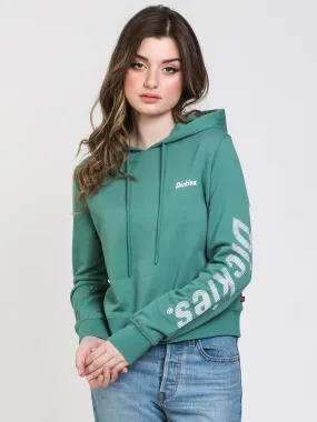 DICKIES CROP PULLOVER HOODIE  - CLEARANCE