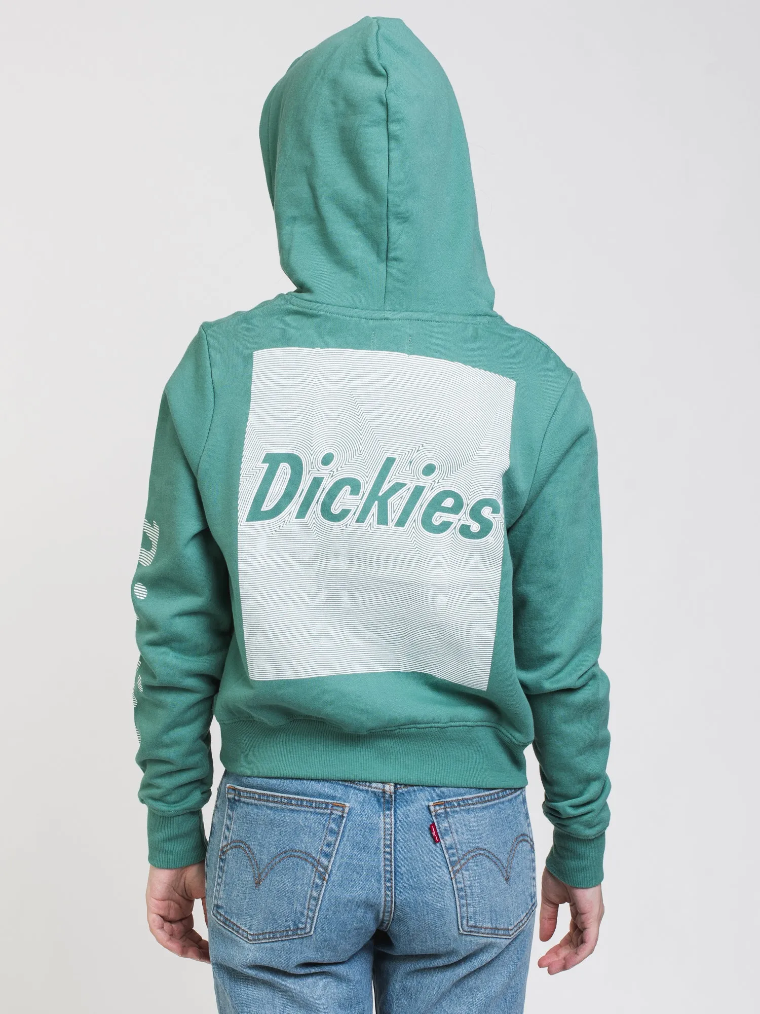 DICKIES CROP PULLOVER HOODIE  - CLEARANCE