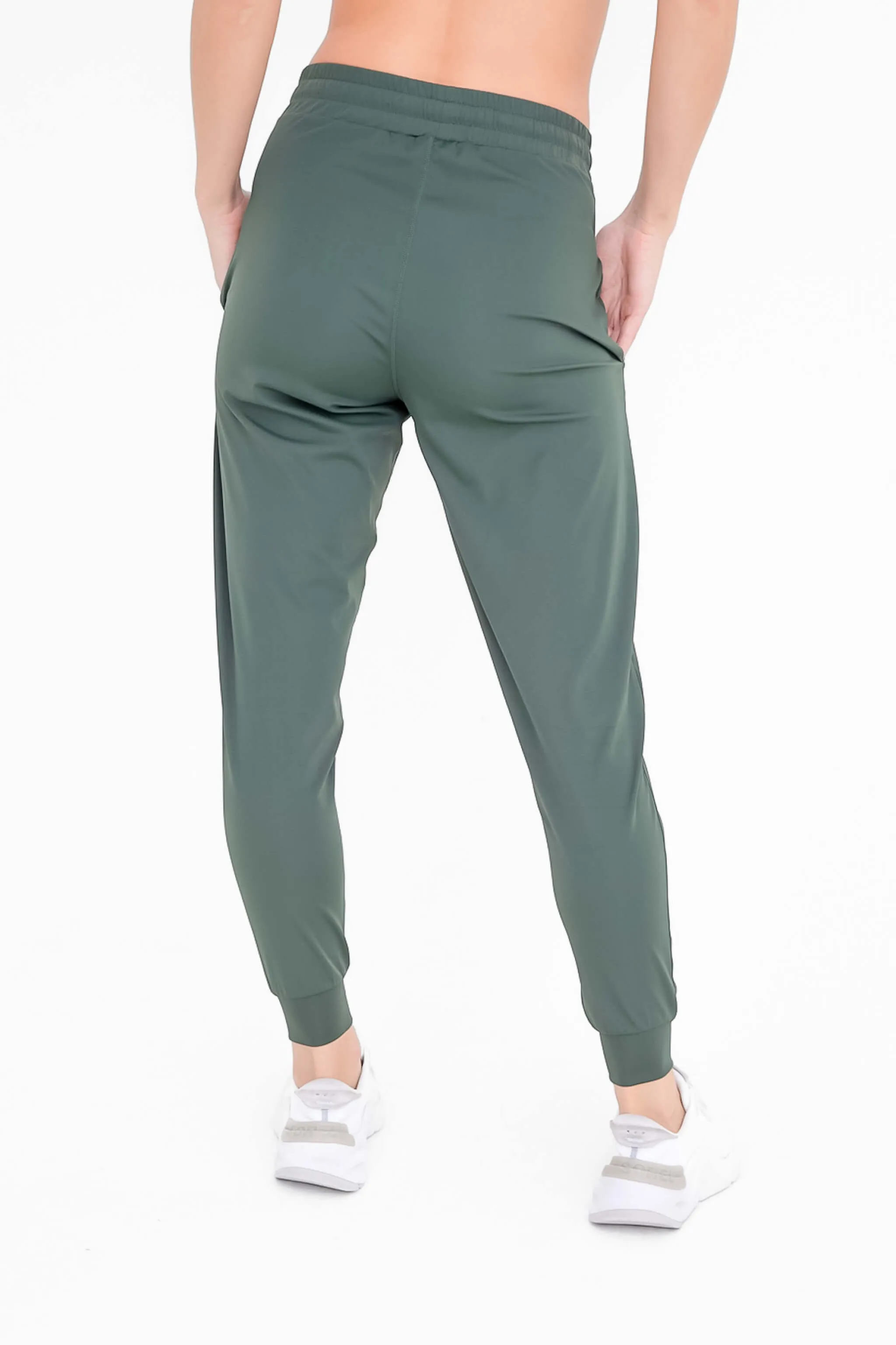 Easy-Going Pleated Joggers