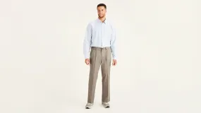 Easy Khakis, Pleated, Classic Fit (Big and Tall)