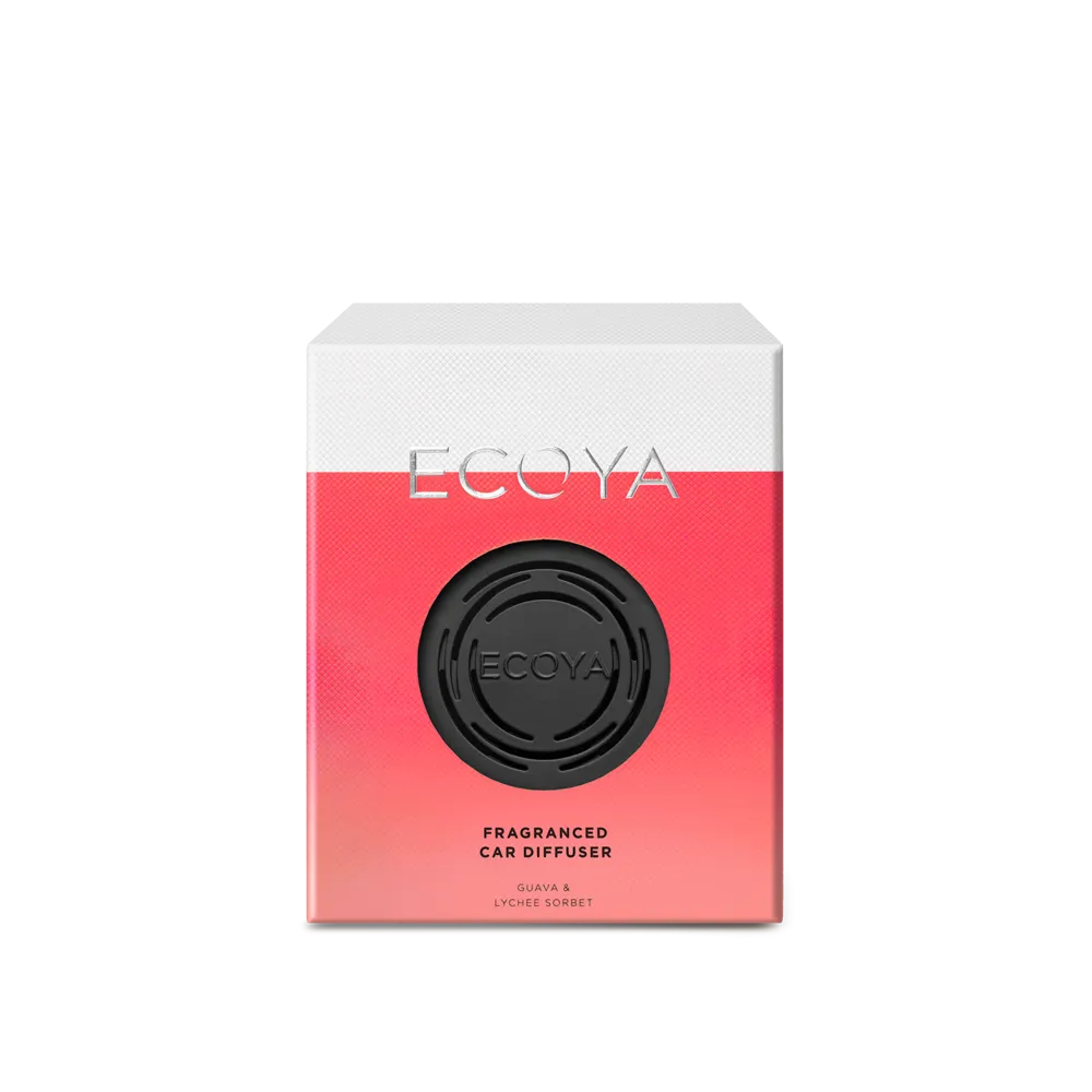 Ecoya Car Diffuser ‘Guava and Lychee’