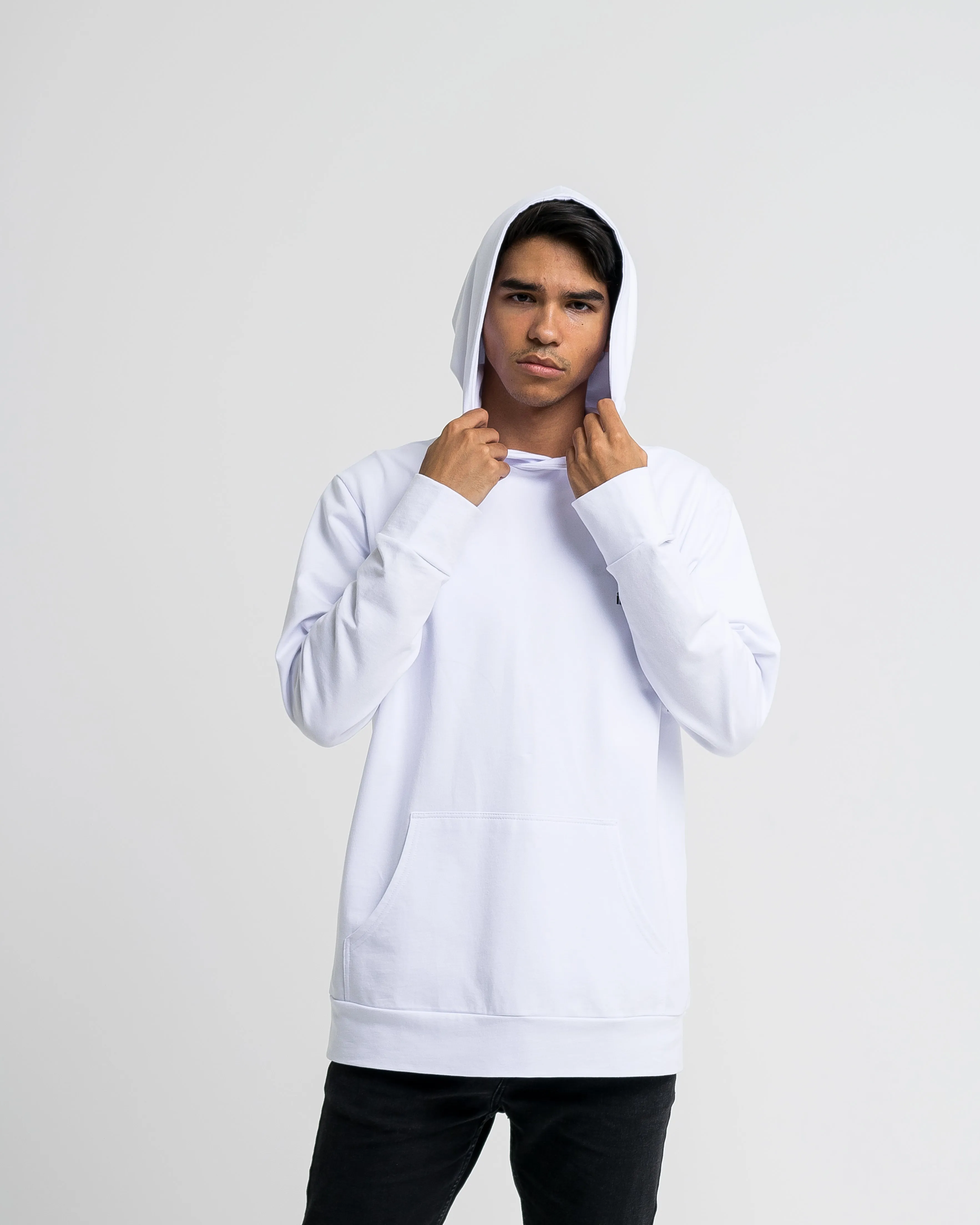 EHE Apparel Embroidered logo Hoodie - White