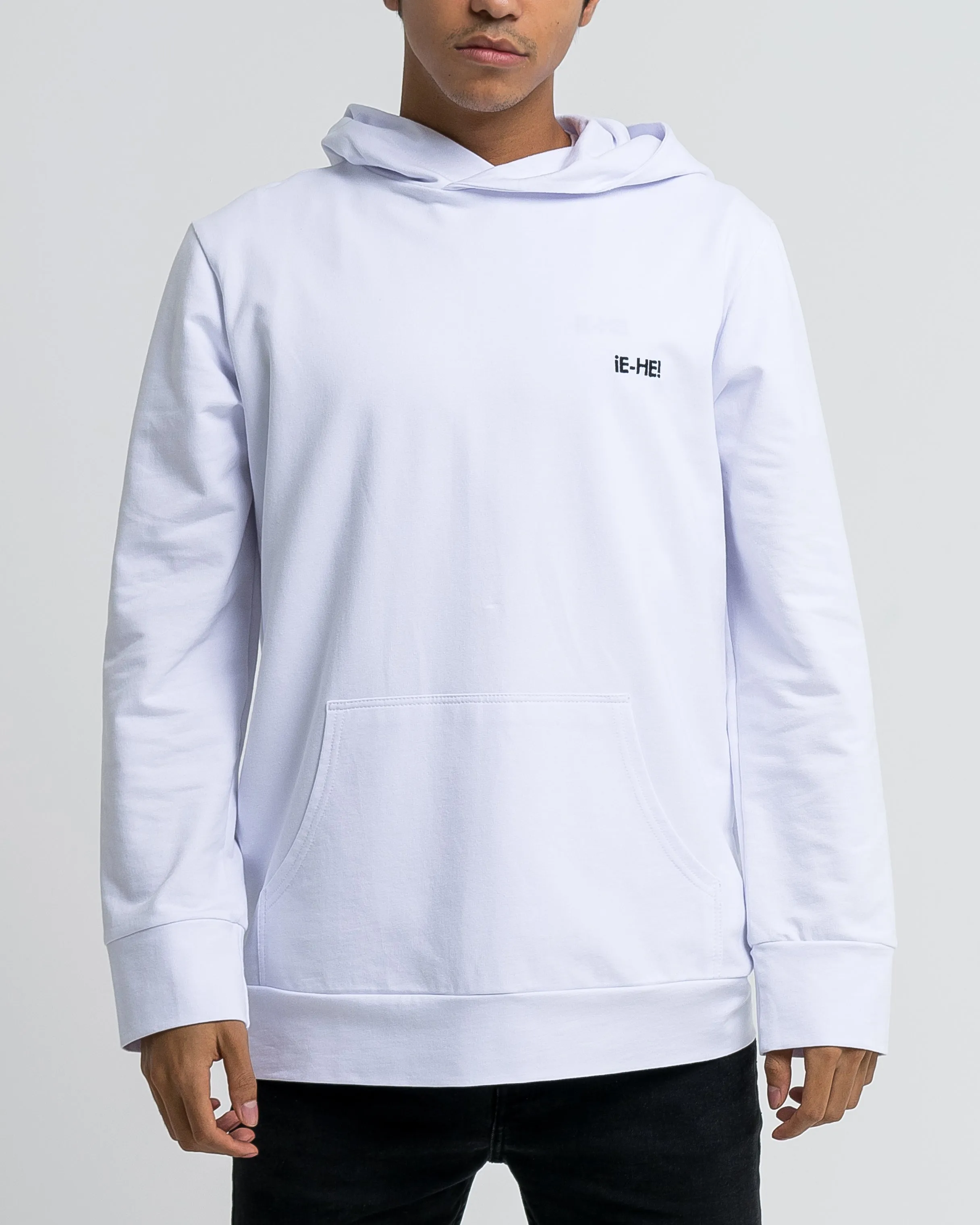 EHE Apparel Embroidered logo Hoodie - White