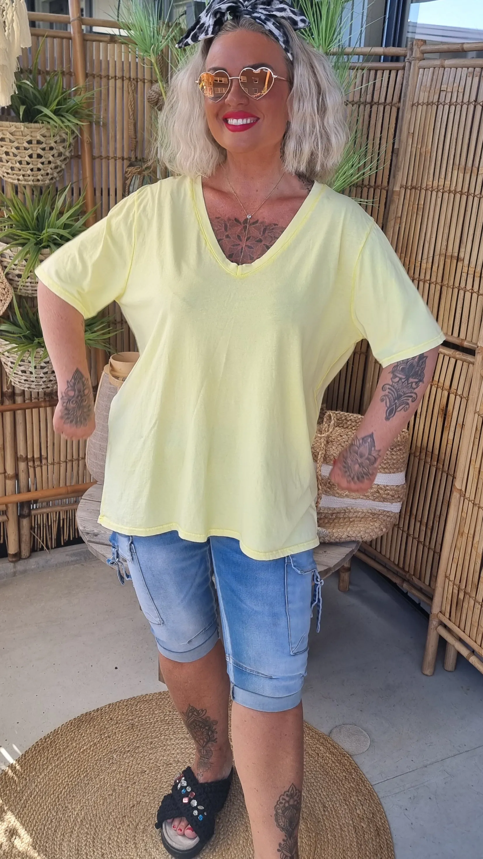 Elina Top Yellow