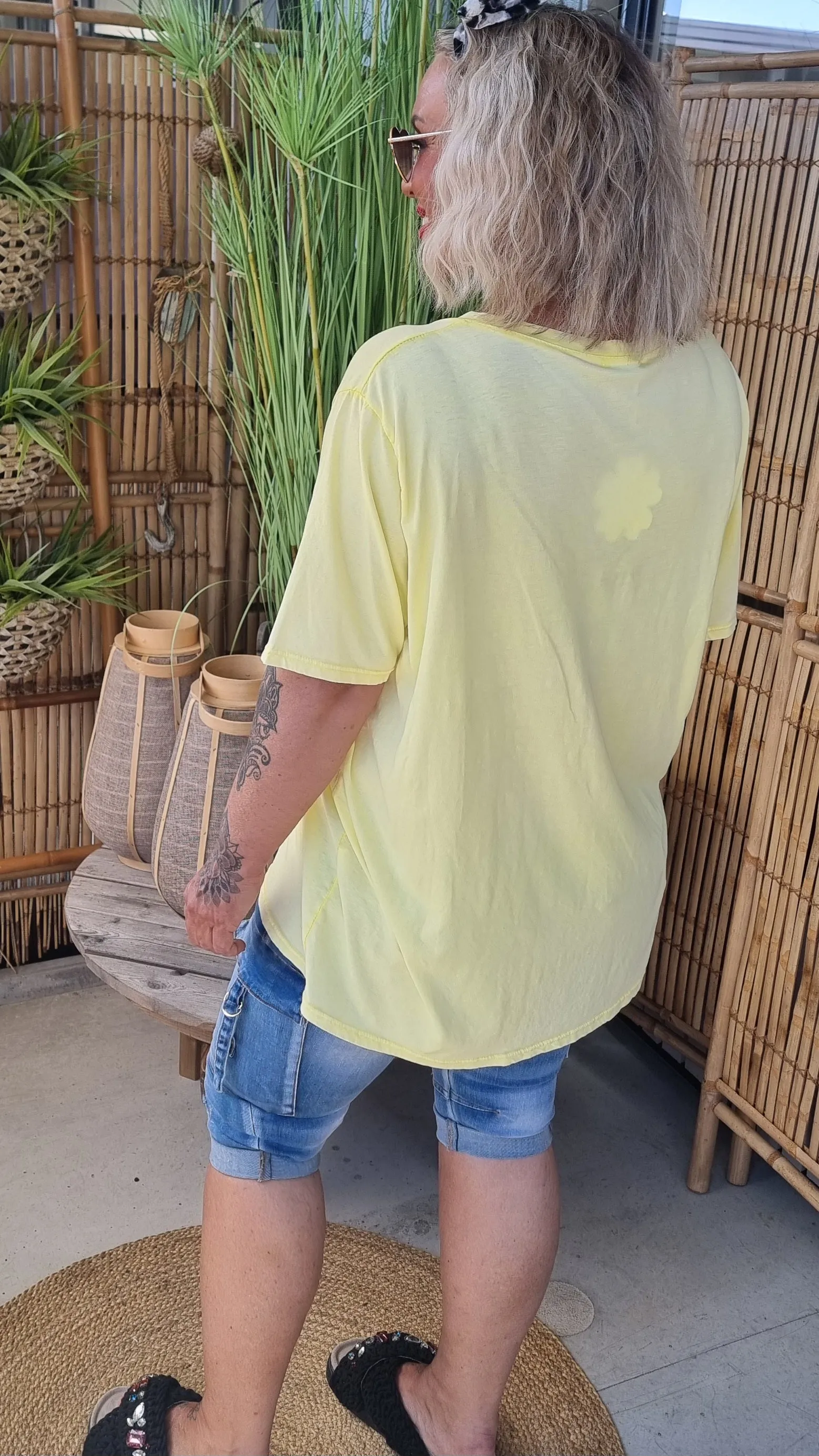 Elina Top Yellow