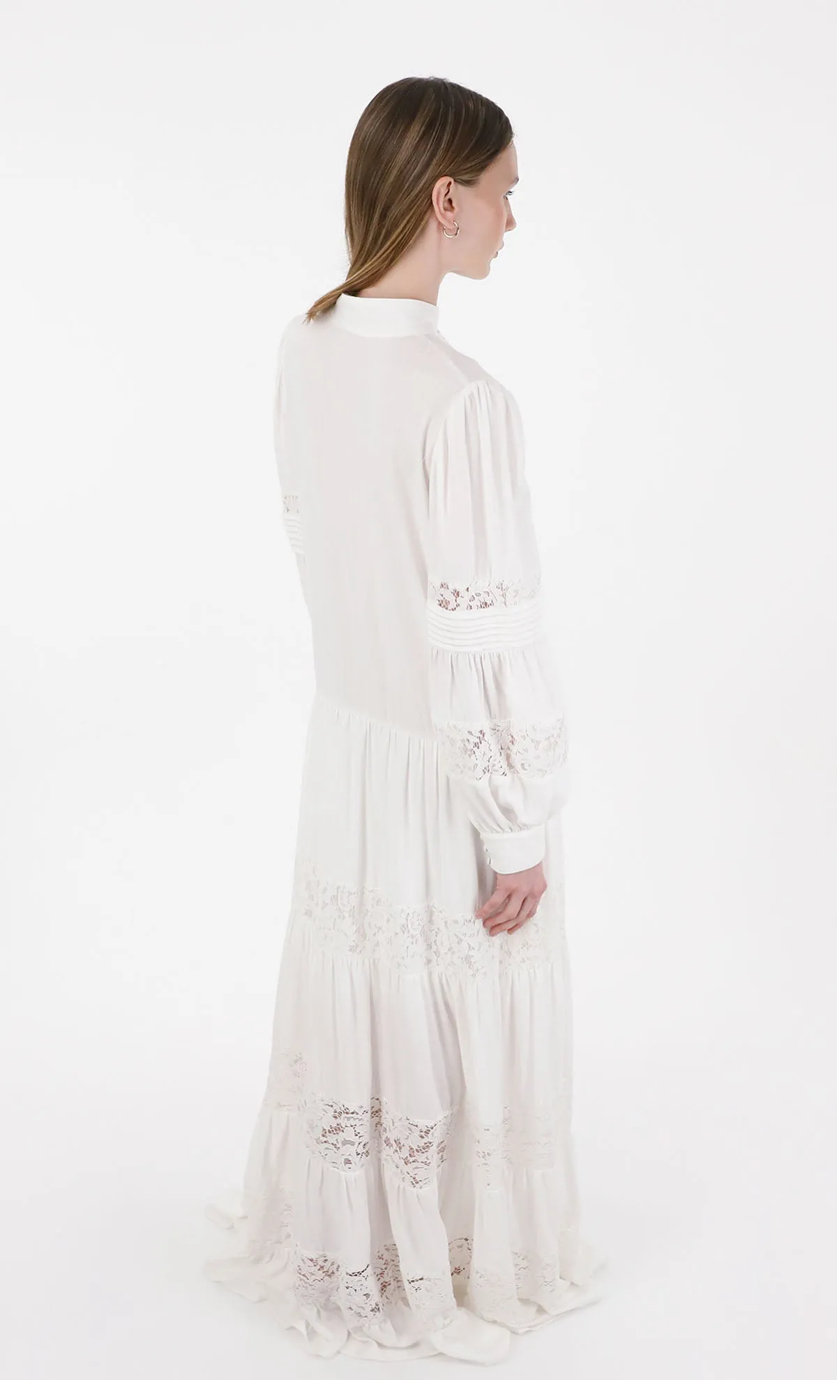 ESPECIA Matricaria Maxi Dress - Off White