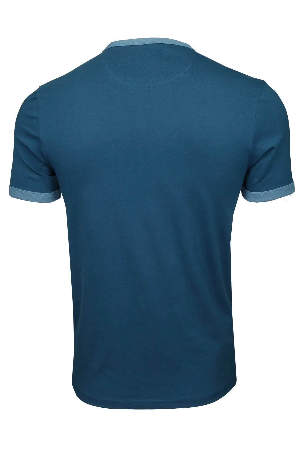 Farah Mens 'Groves Ringer' Crew Neck T-Shirt. Short Sleeved.