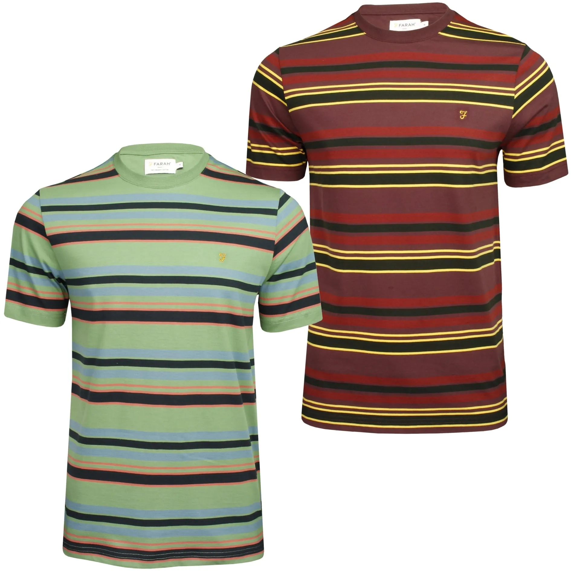 Farah Mens 'Nash' Stripe T-Shirt