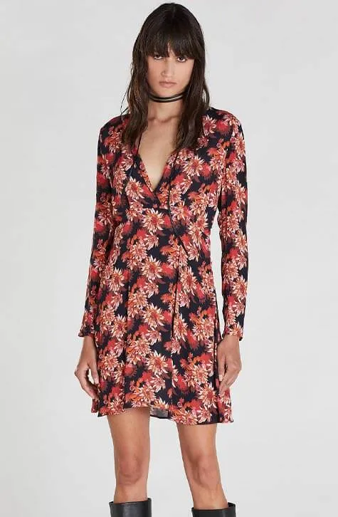 Fire Land Flower Dress