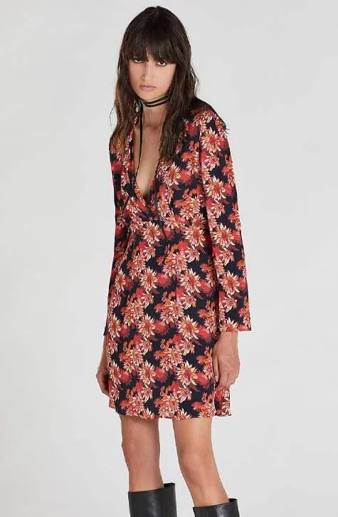 Fire Land Flower Dress