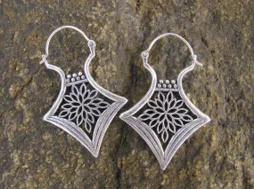 Flower in Diamond Earrings