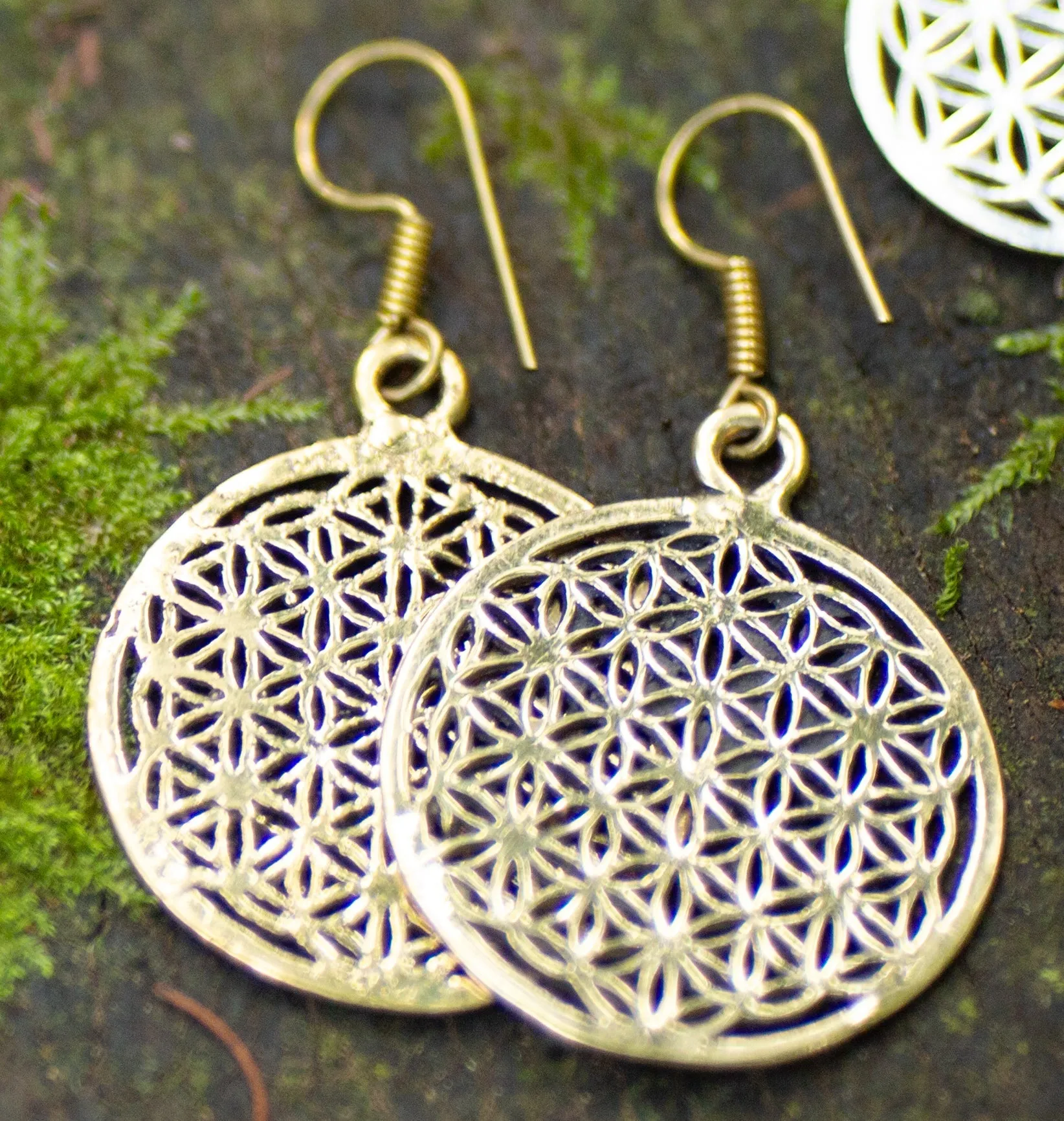 Flower of Life Earrings - Free Gift