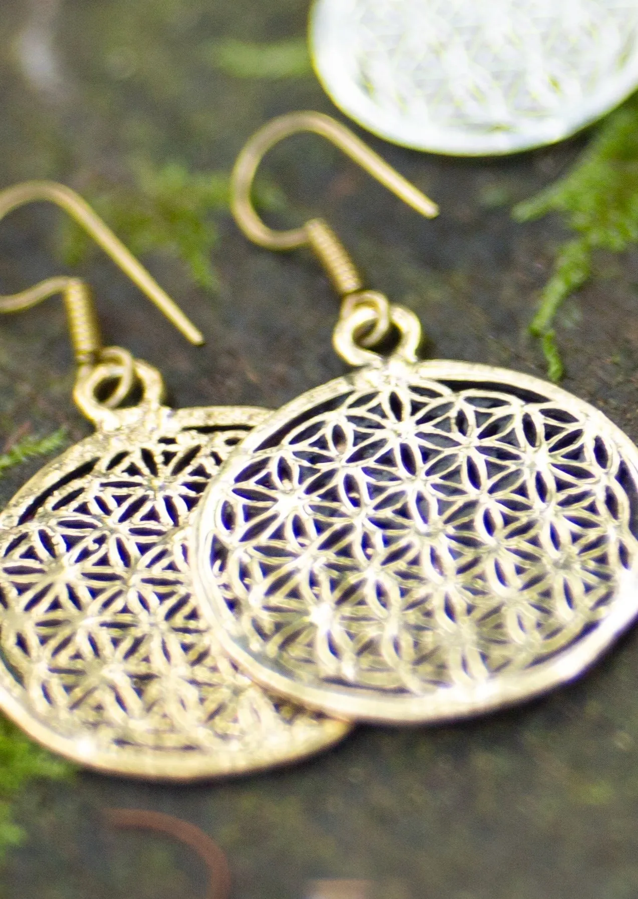 Flower of Life Earrings - Free Gift