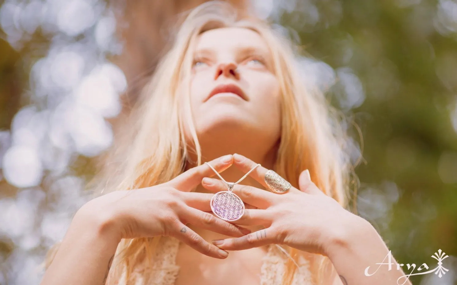 Flower of life Sacred Geometry Pendant - Free Gift