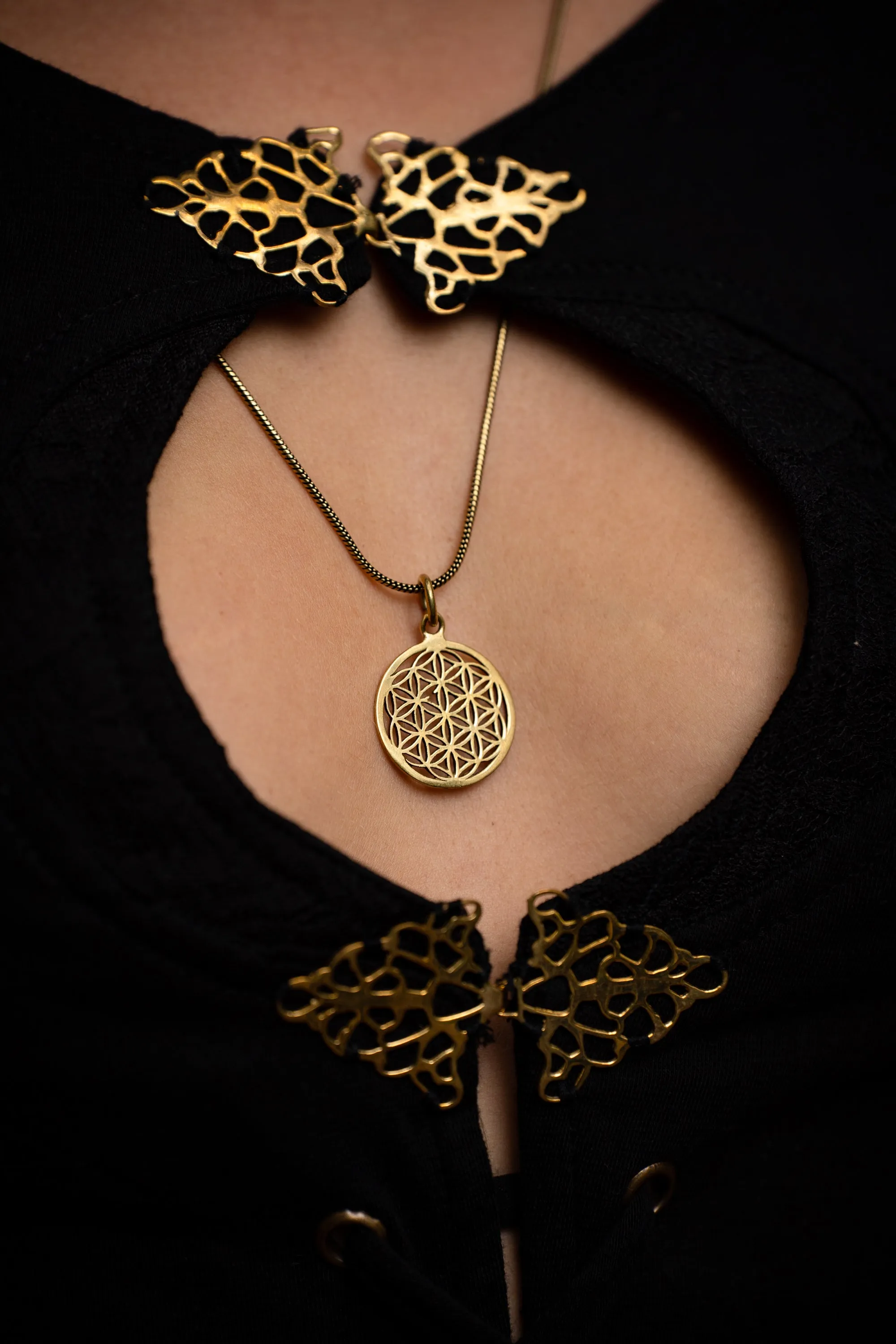 Flower of life Sacred Geometry Pendant - Free Gift