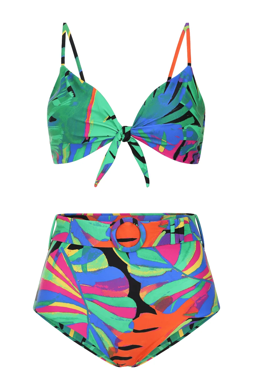 HALO Montego Bikini Top in Retro Tropic