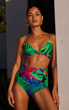 HALO Montego Bikini Top in Retro Tropic