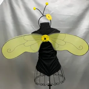 Honey Bee Adult Wings and Headband