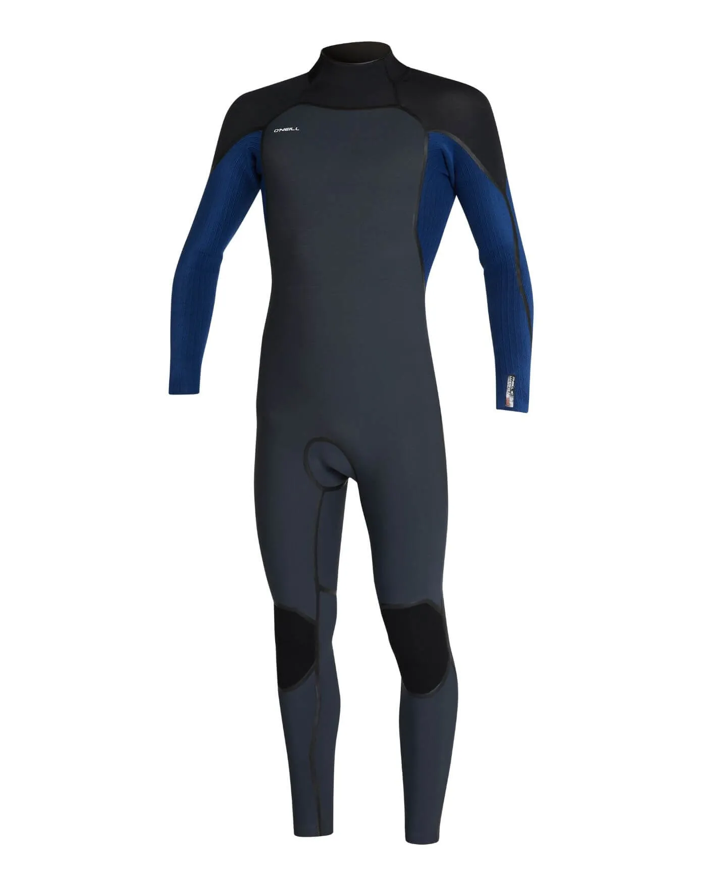 HyperFire 3/2mm Steamer Back Zip Wetsuit - Gunmetal