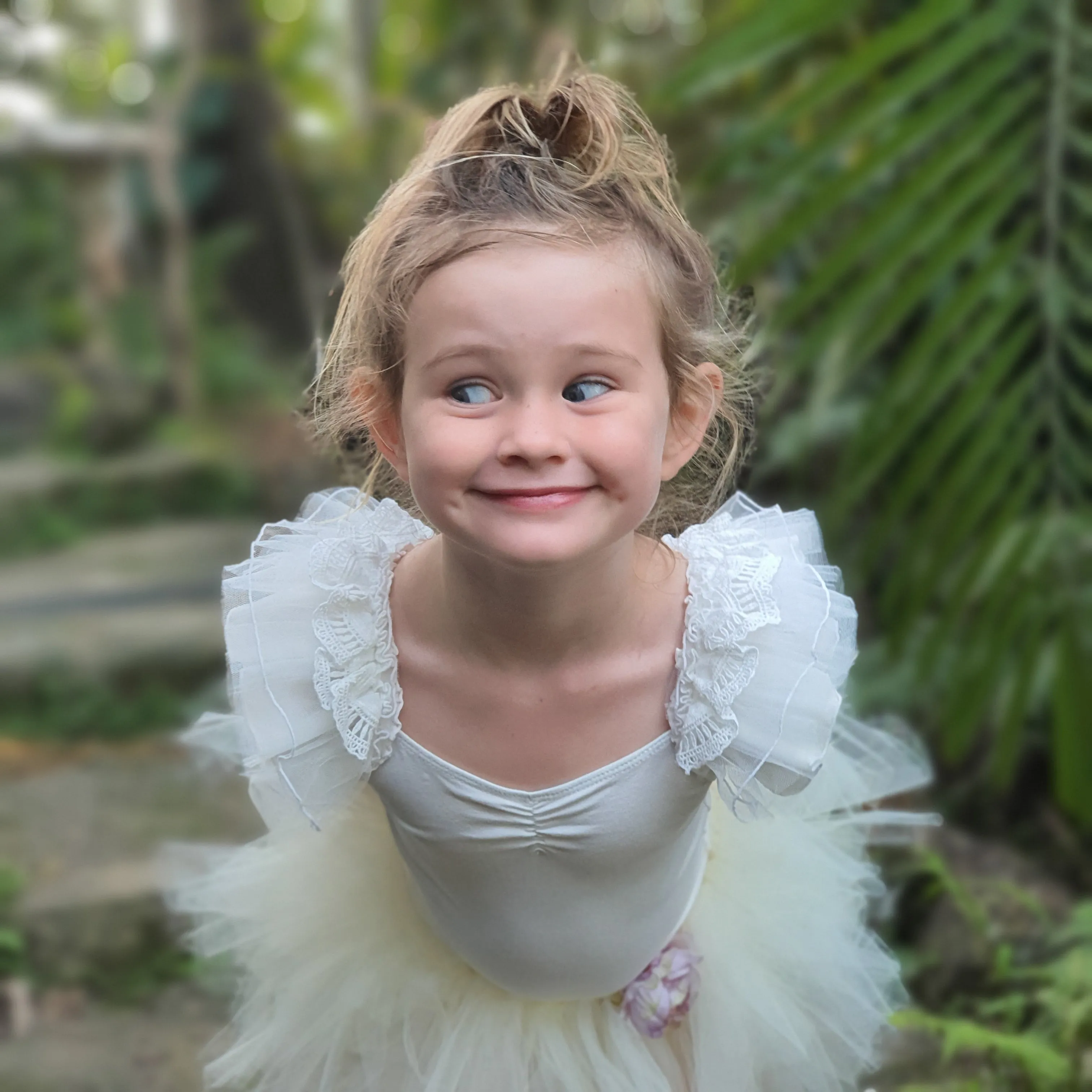 Ivory Ballerina Tutu with Blossom