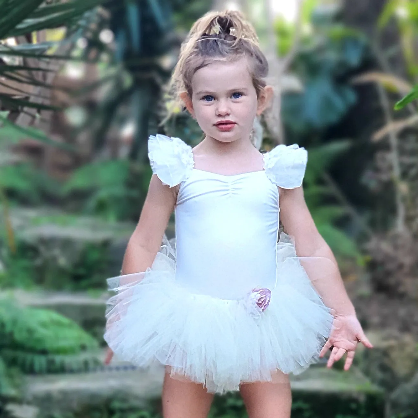 Ivory Ballerina Tutu with Blossom