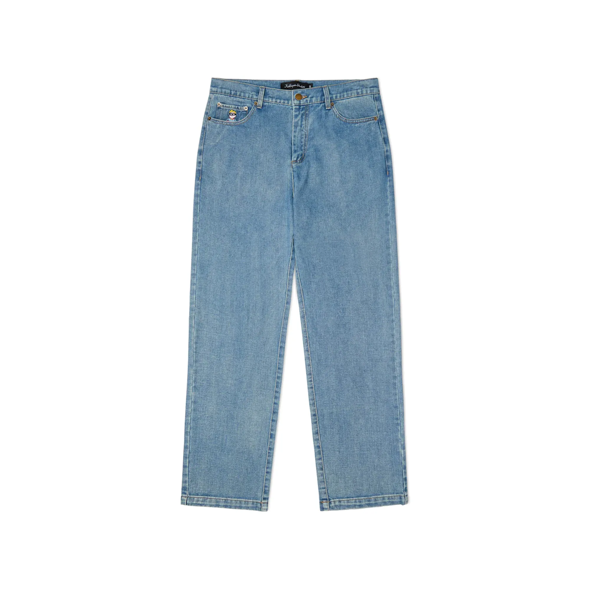 Kidsuper Flower Pot Jeans Blue