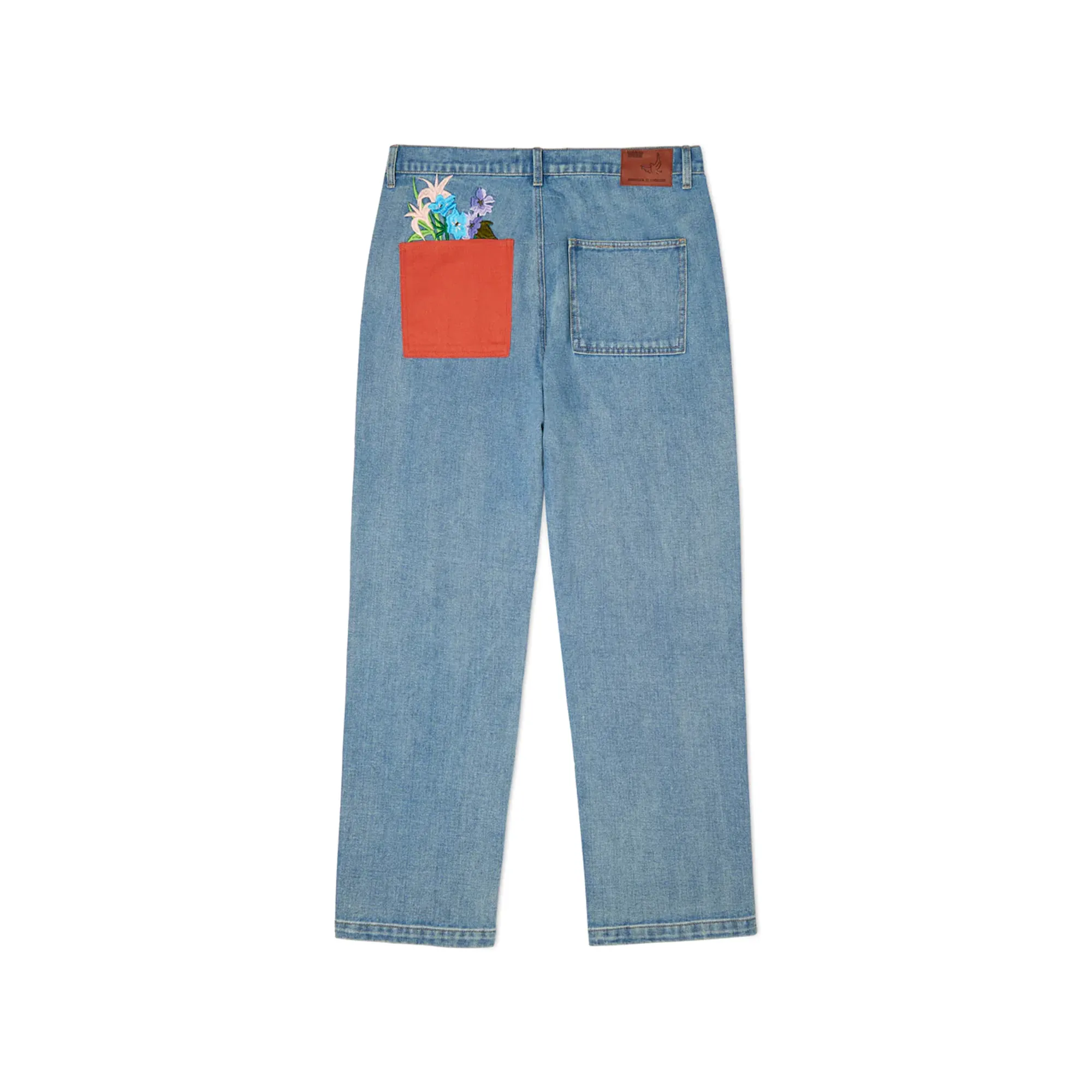 Kidsuper Flower Pot Jeans Blue