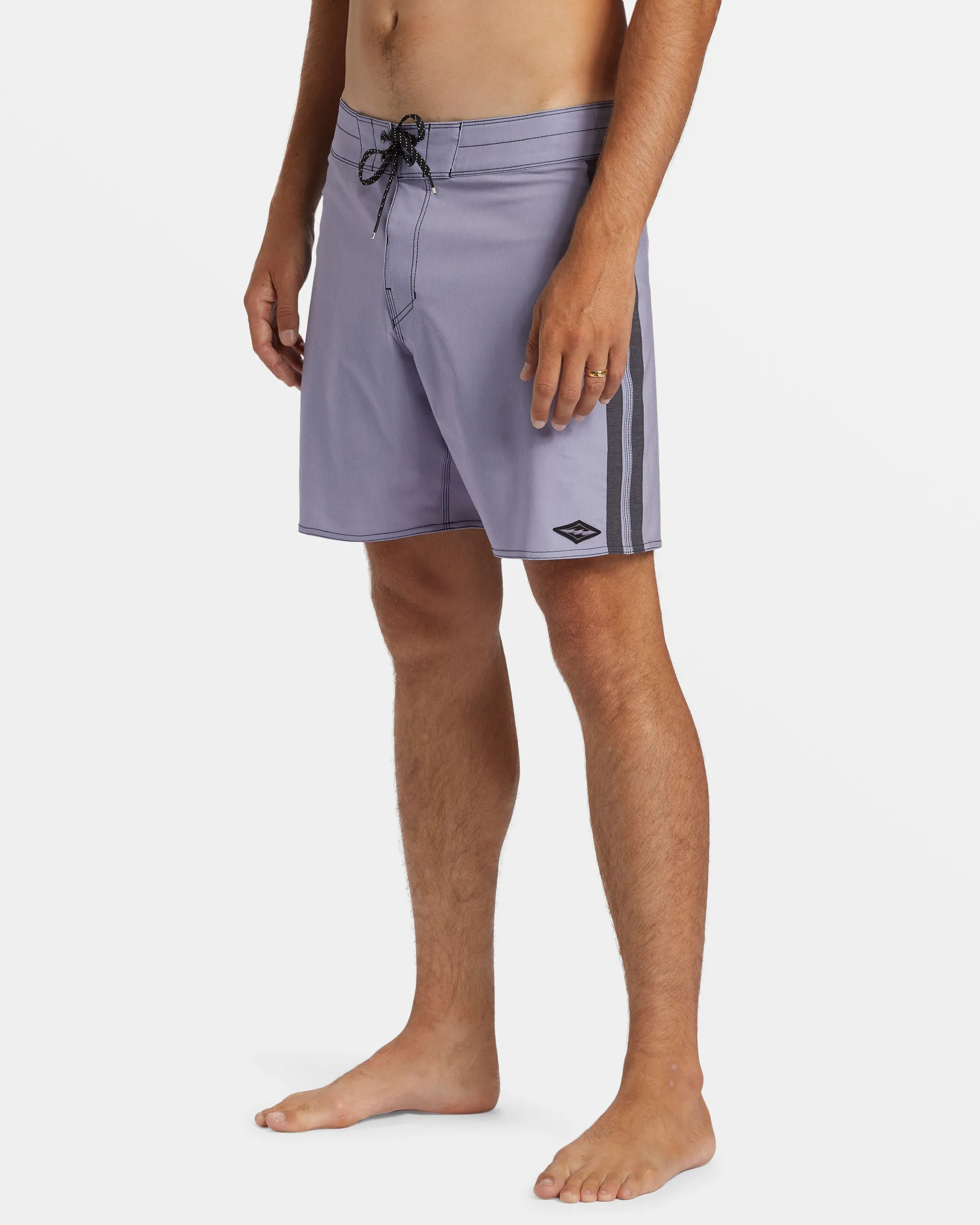 Kirra Pro Performance 17 Boardshorts - Purple Ash