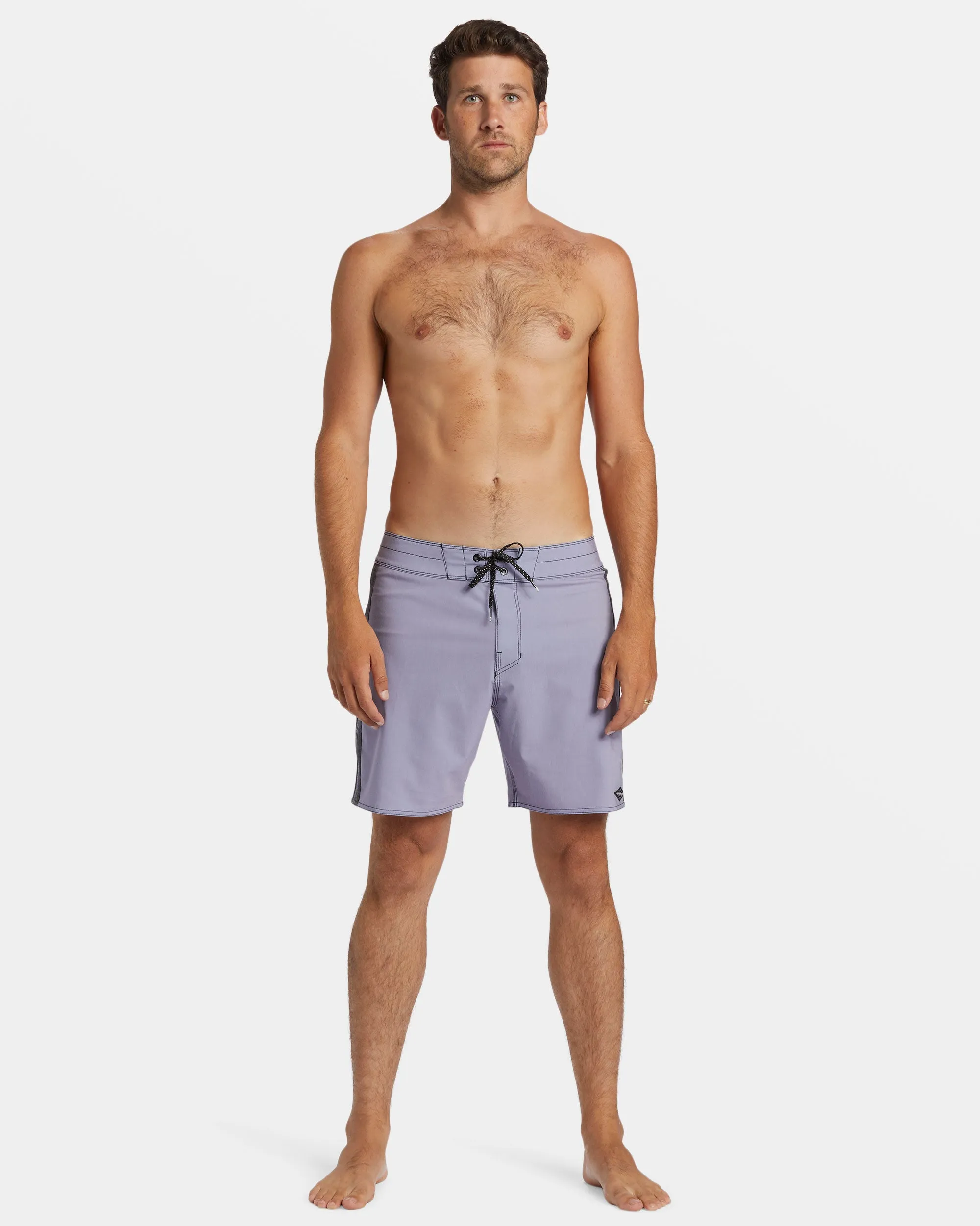 Kirra Pro Performance 17 Boardshorts - Purple Ash