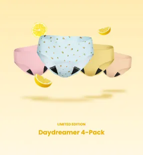 Light Leakproof No-Show Underwear 4-Pack - Daydreamer