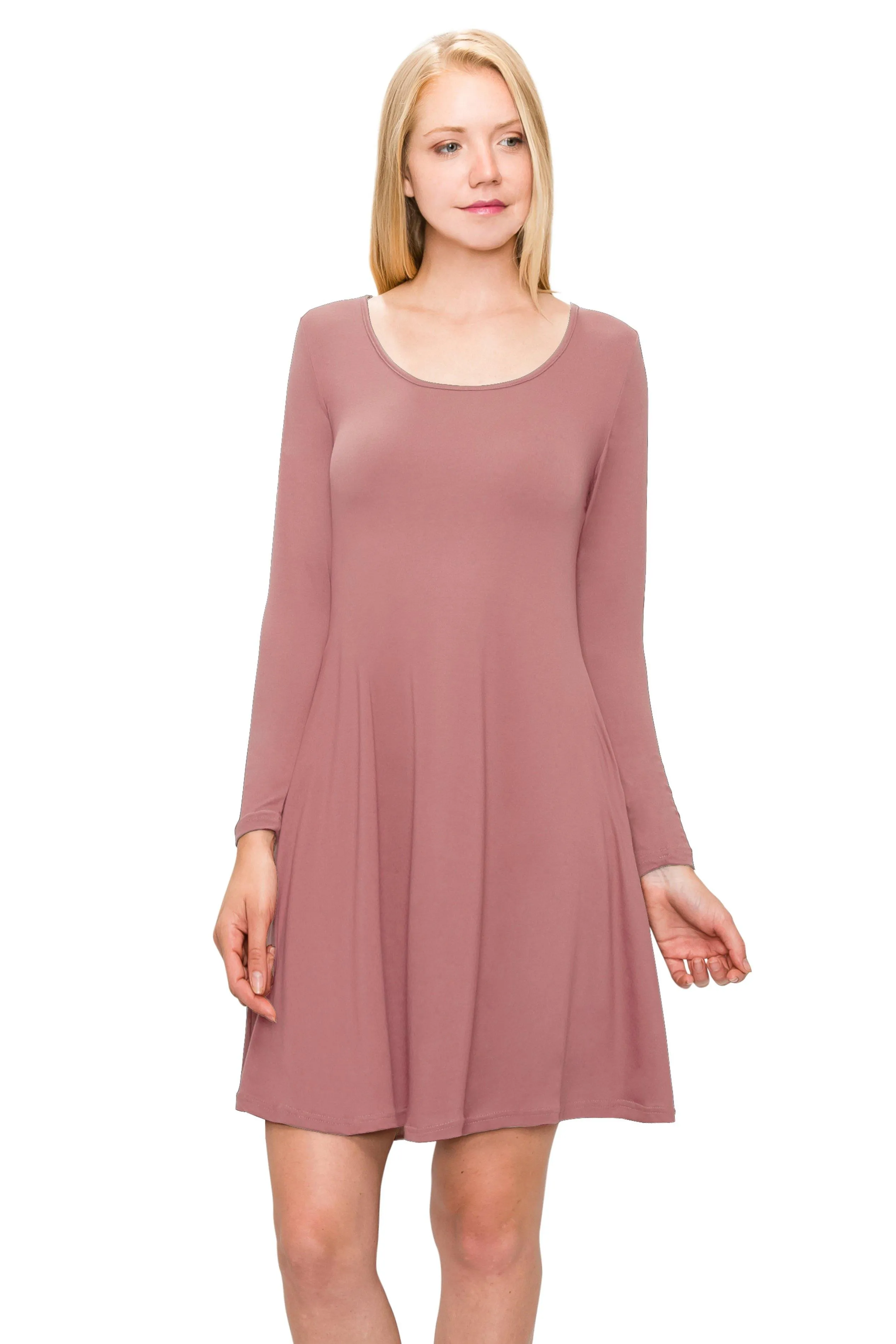 Long Sleeve Swing Dress