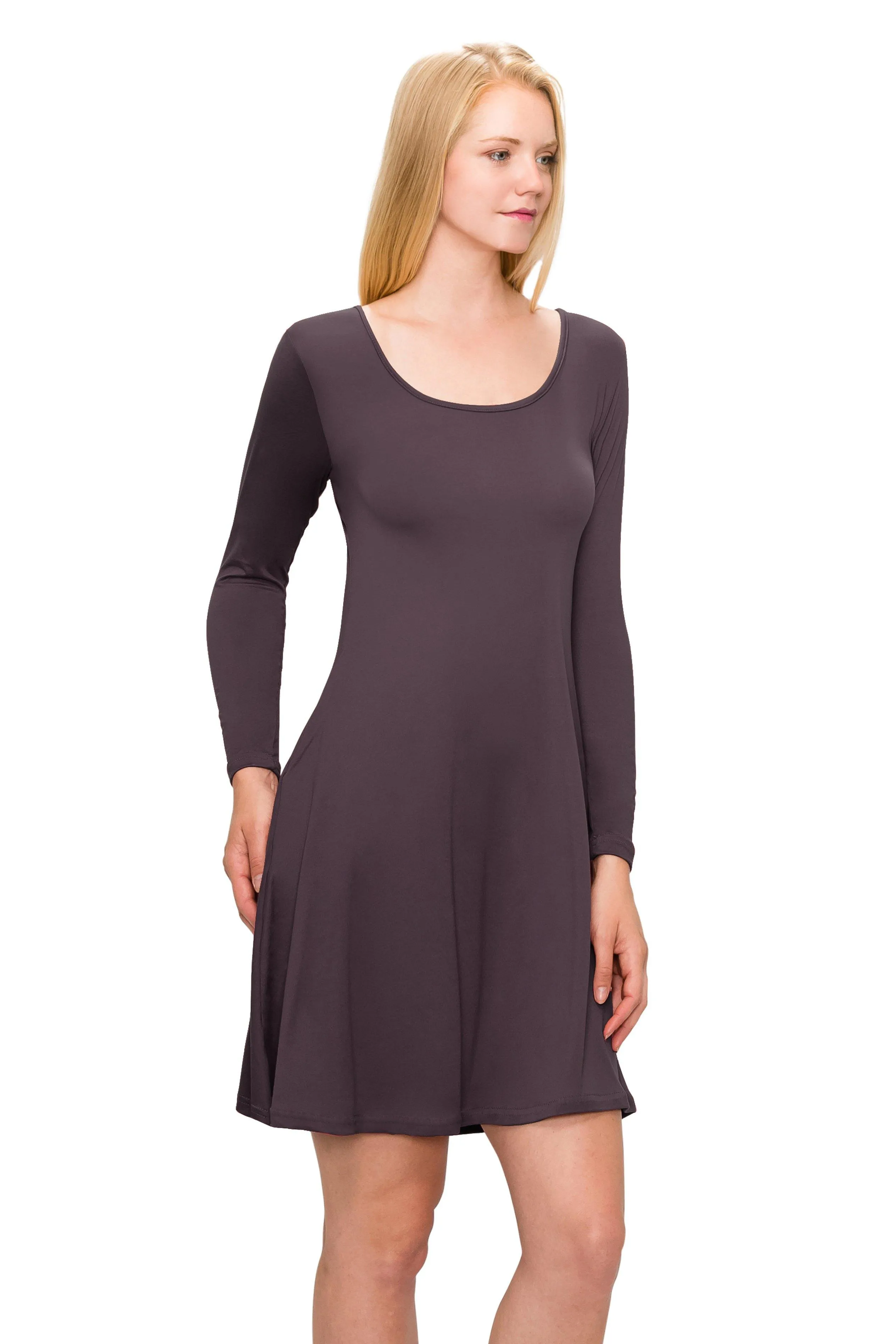 Long Sleeve Swing Dress