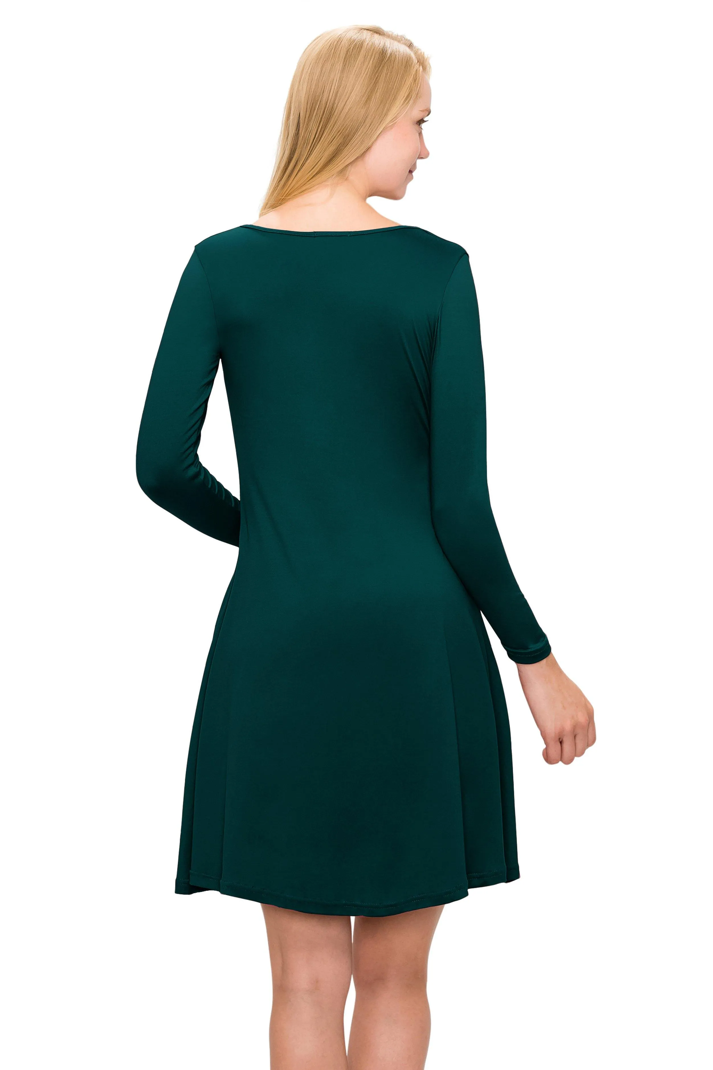 Long Sleeve Swing Dress