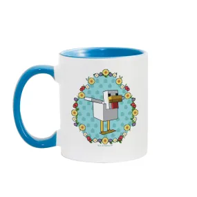 Minecraft Flower Chicken Two-Tone Mug