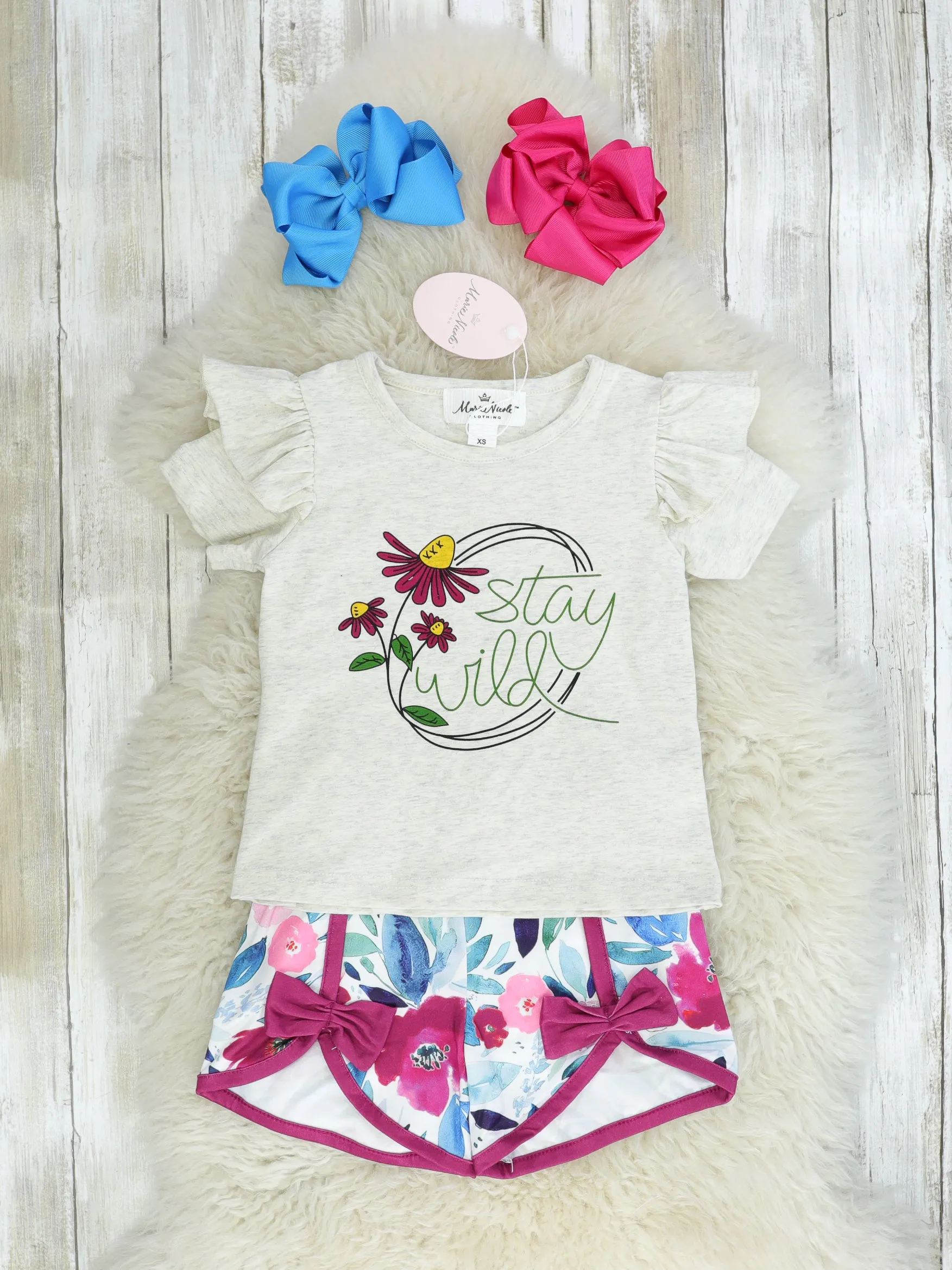 "Stay Wild" Floral Outfit