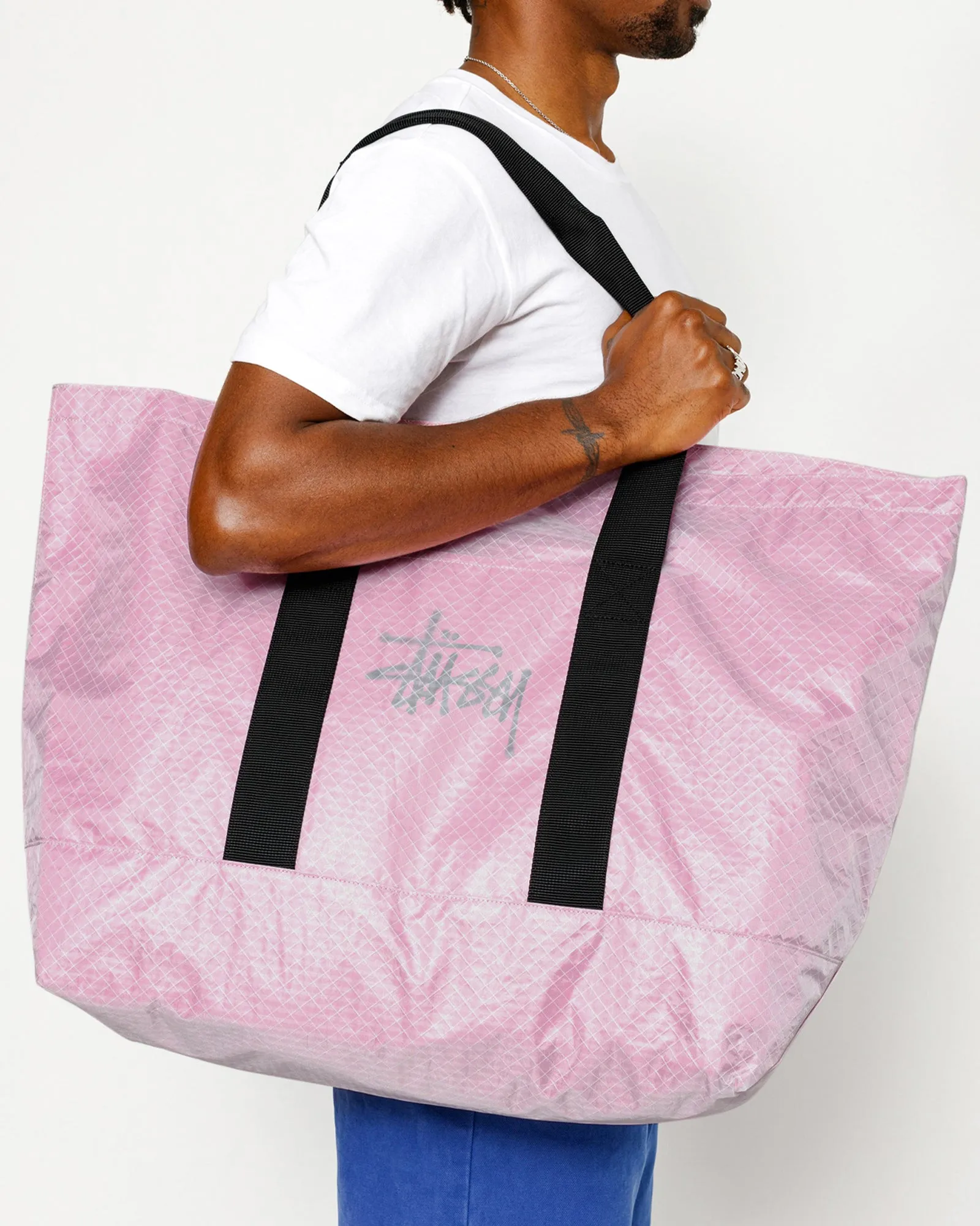 RIPSTOP OVERLAY EXTRA LARGE TOTE BAG