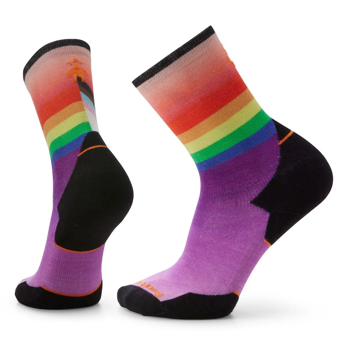 Run Pride Progress Print Sock