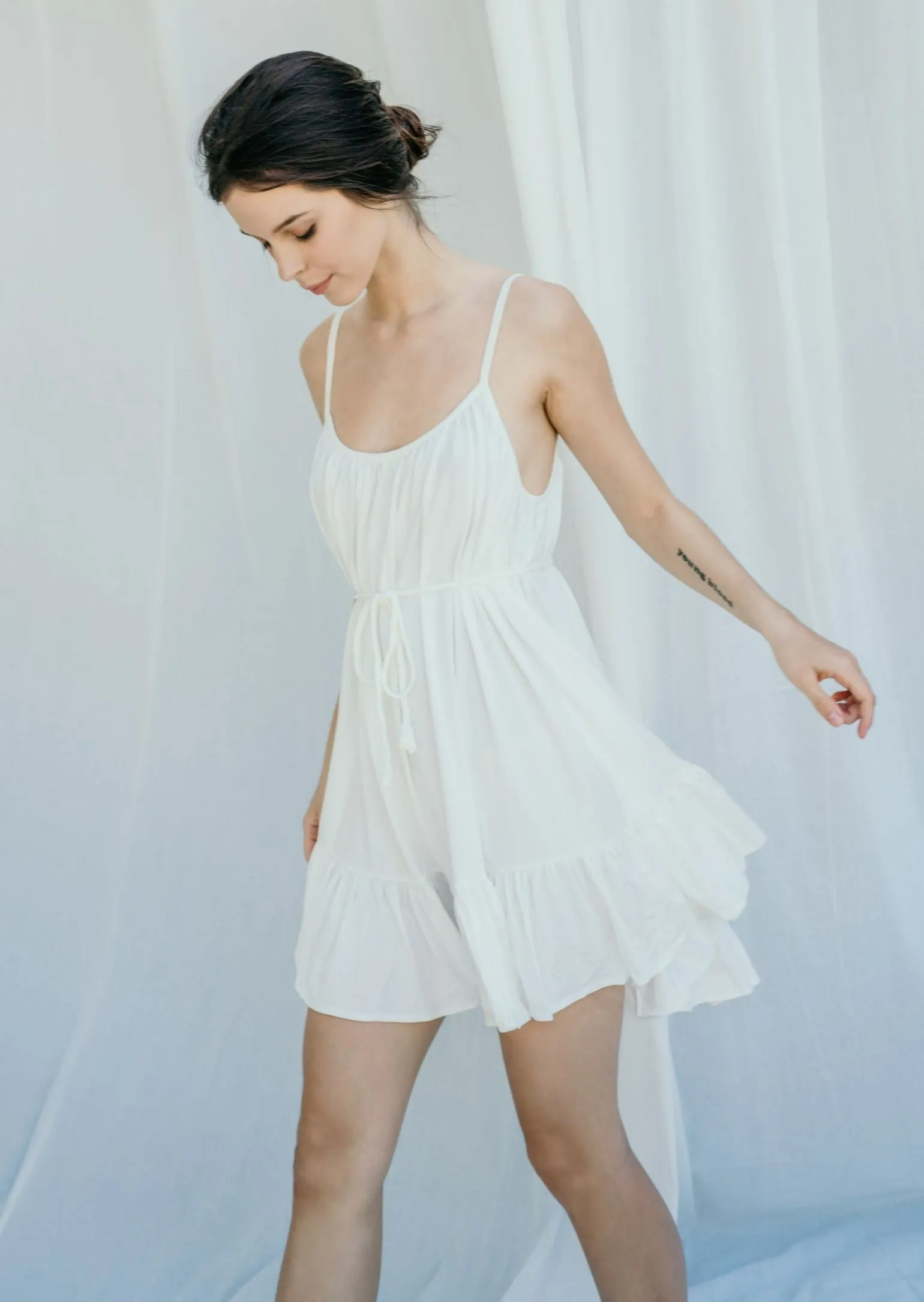 SABA TIERED MINI DRESS