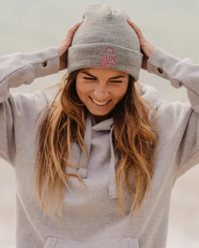 Sunset Surf Beanie - Light Grey