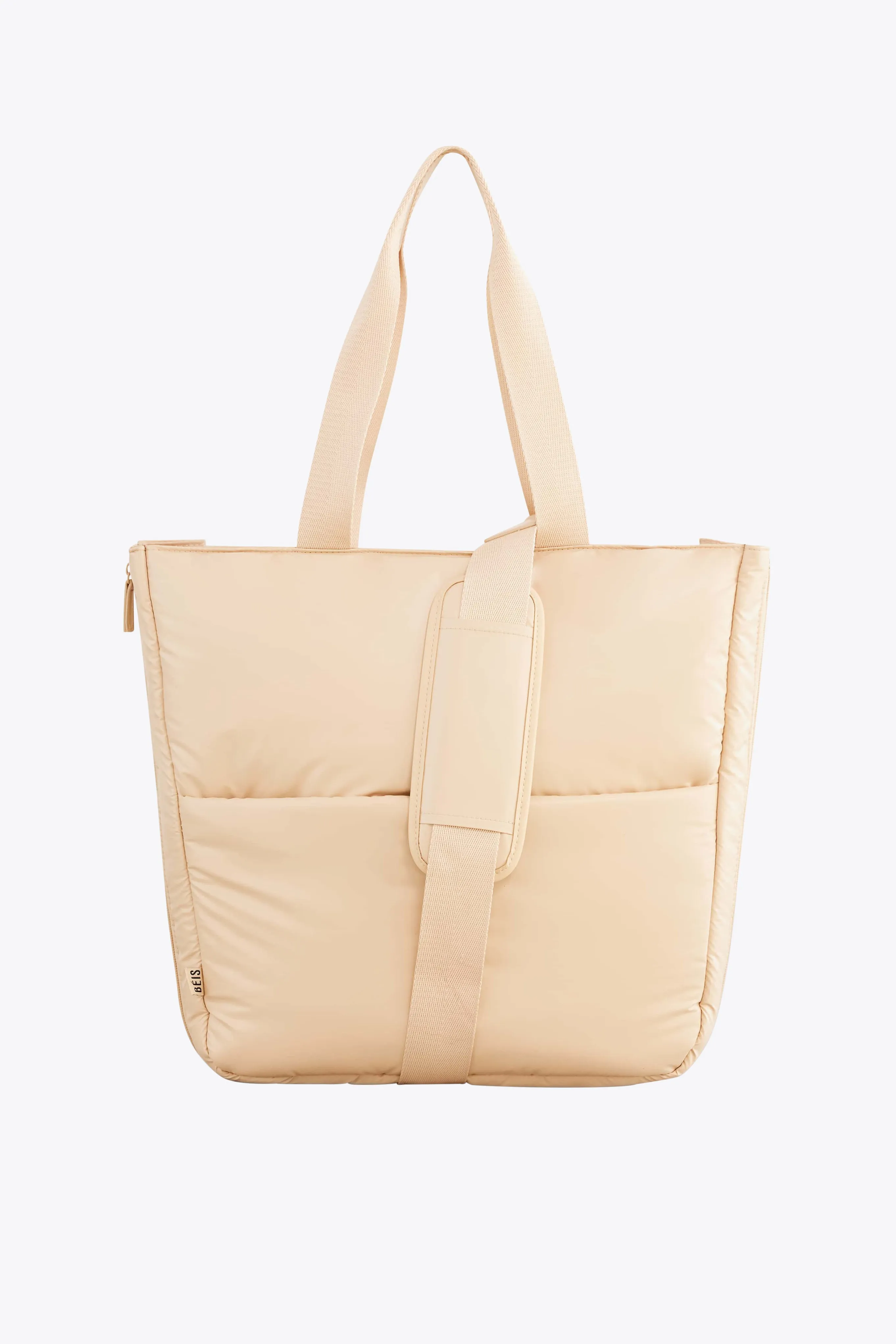 The Expandable Tote in Beige