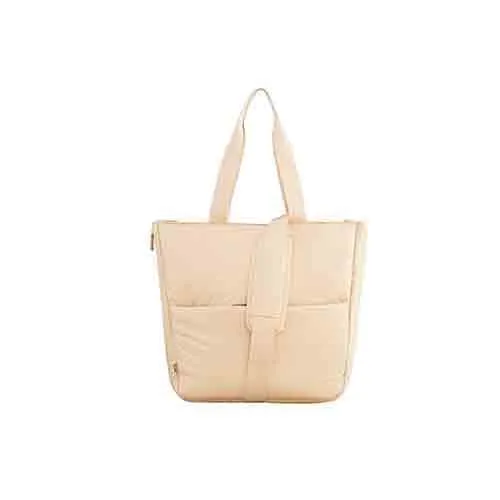 The Expandable Tote in Beige