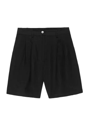 The Linen Pleated Short