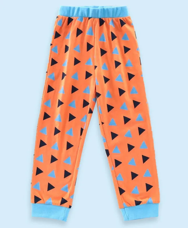 Ventra Boys Blue Orange Stripes Nightwear