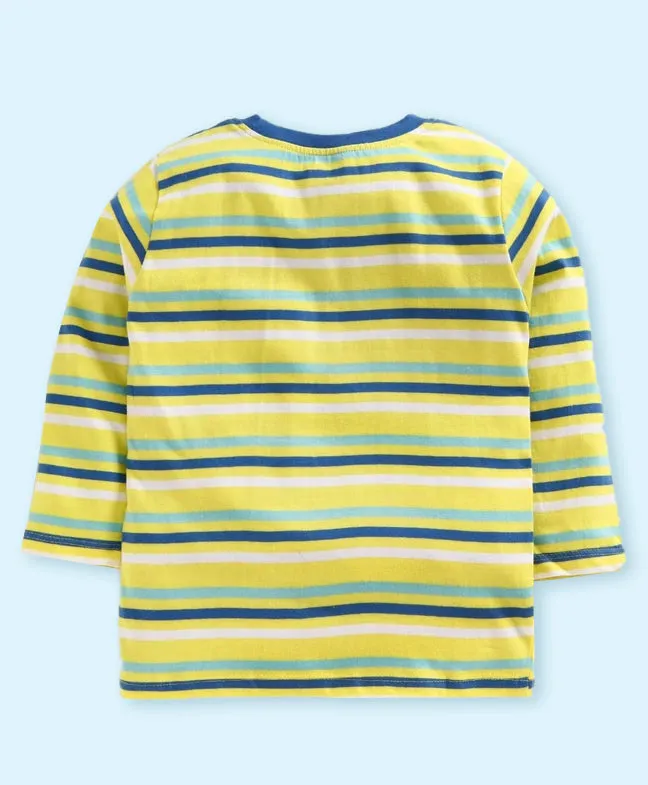 Ventra Boys Striped Yellow Nightwear