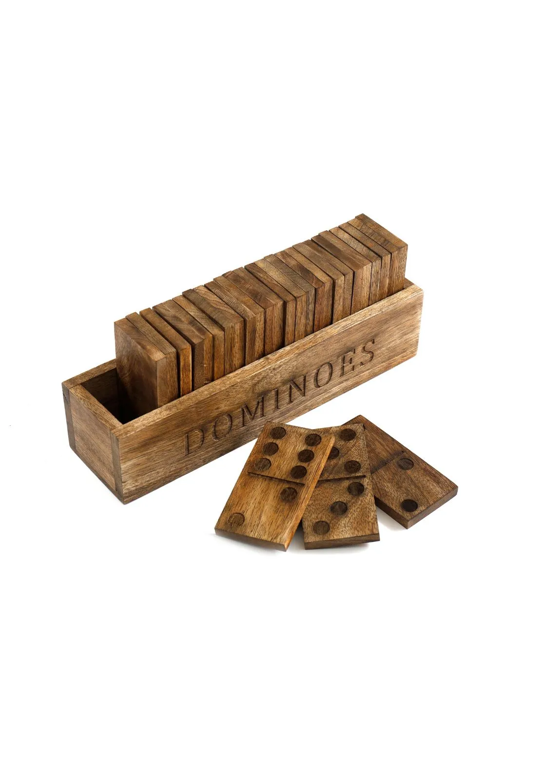 Wooden Dominoes Set