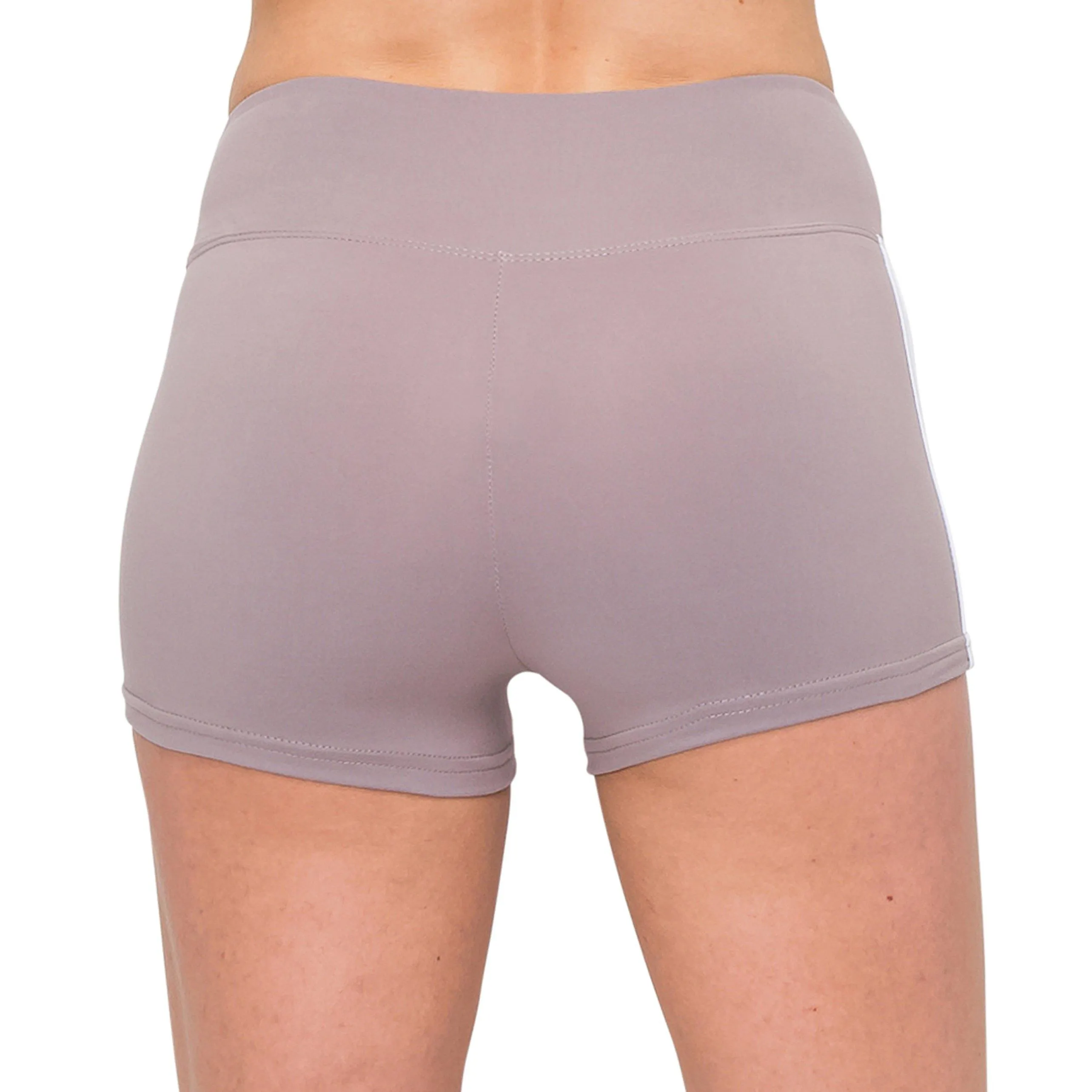 Workout Yoga Shorts - Premium Buttery Soft Solid Stretch Cheerleader Running Dance Volleyball Short Pants - Solid Colors