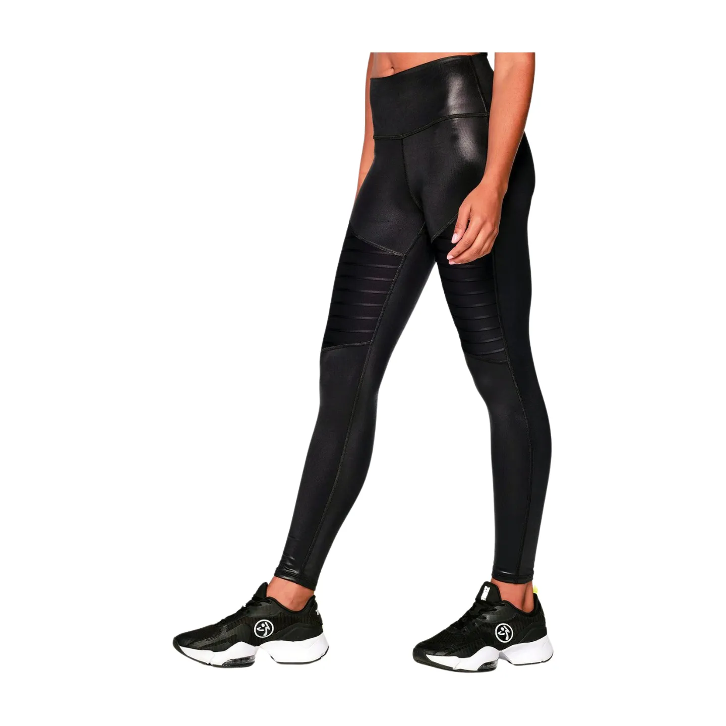 Zumba High Waisted Motto Ankle Leggings